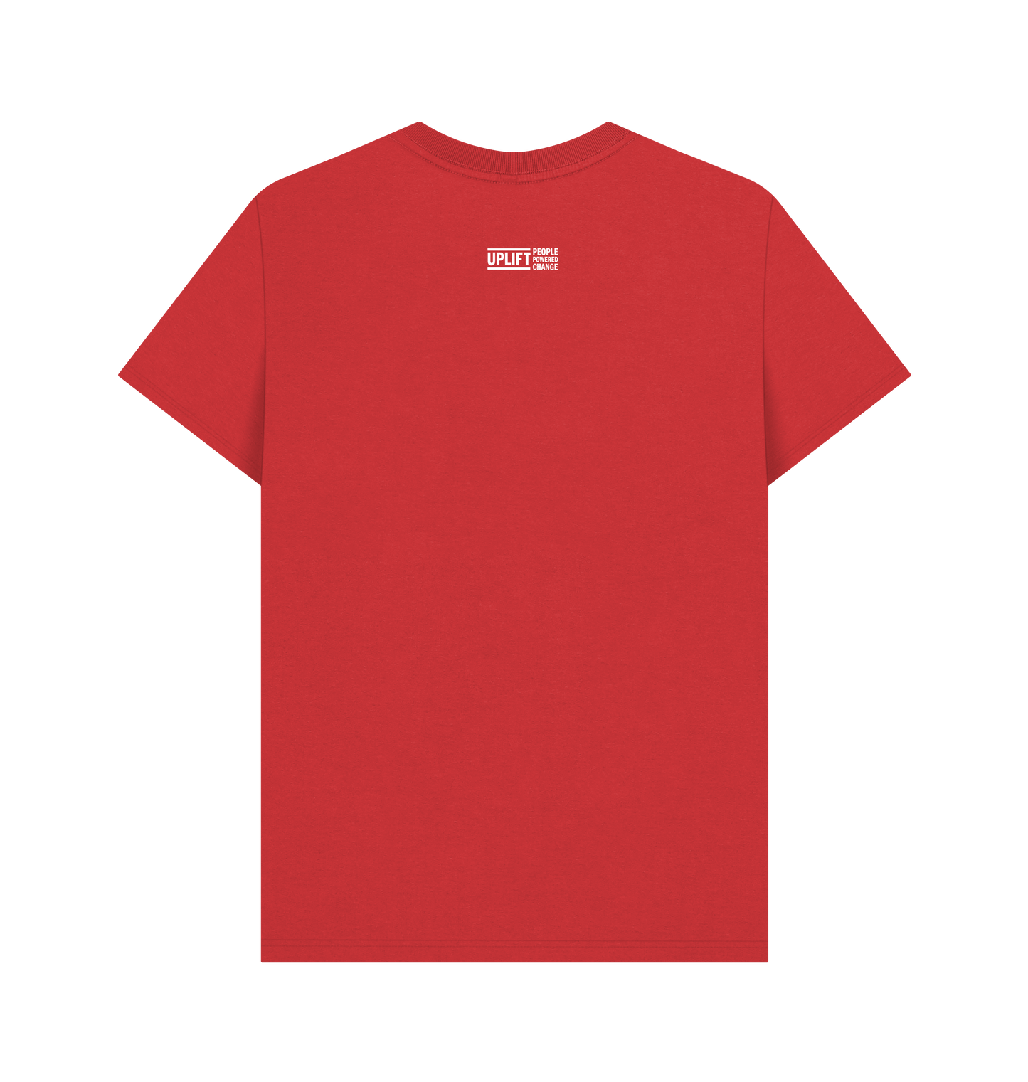 Red Printed T-shirt Back