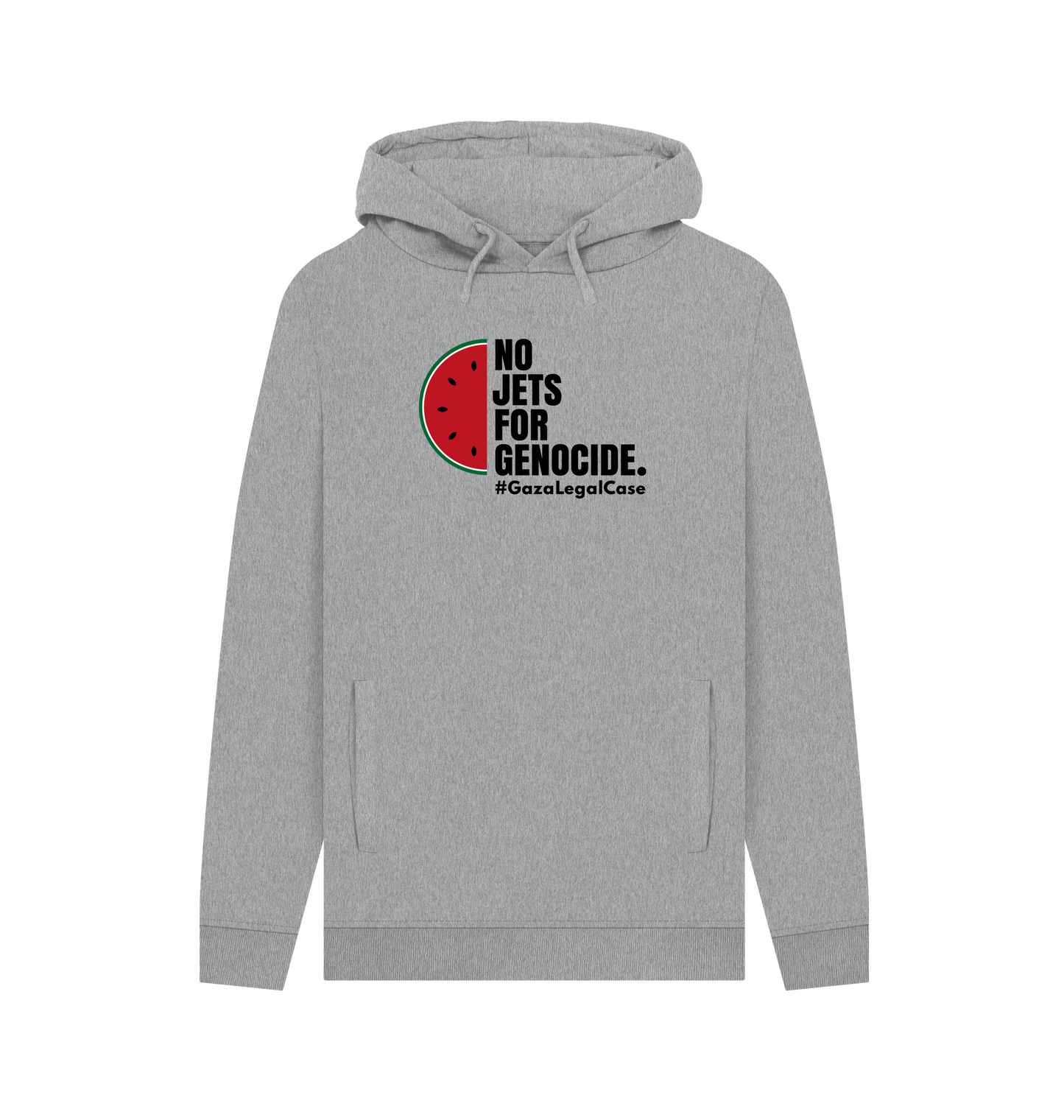 Light Heather Printed Hoody Front