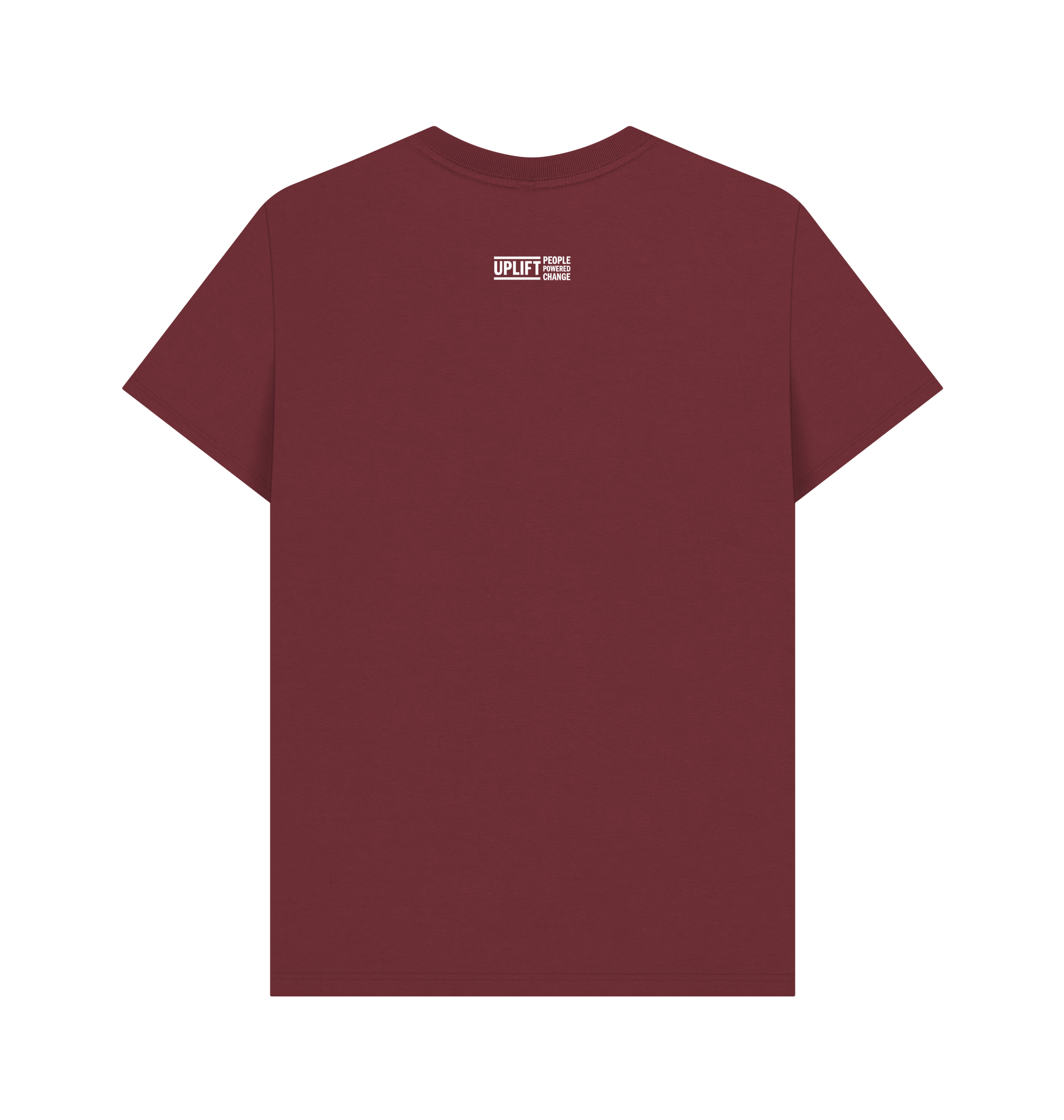 Red Wine Printed T-shirt Back