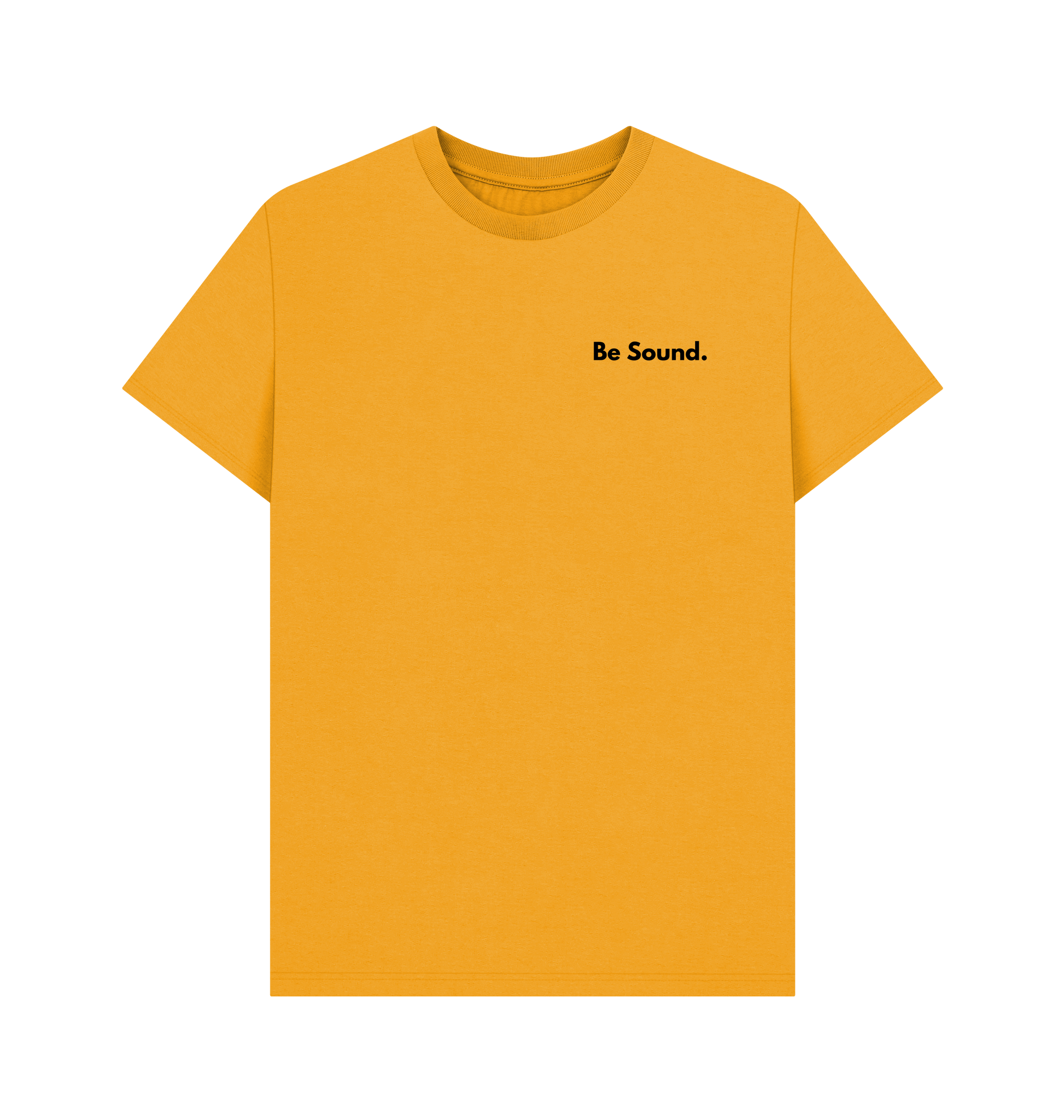 Mustard Printed T-shirt Front