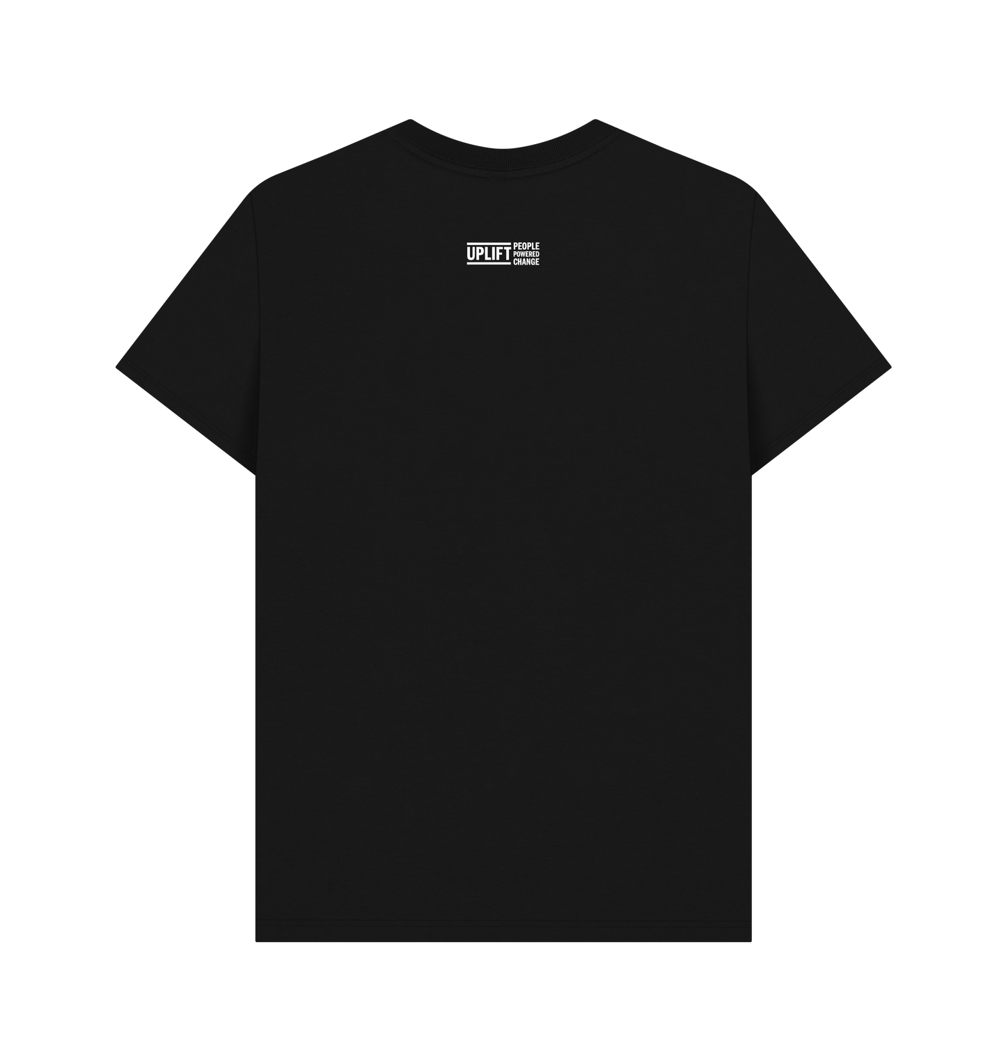 Black Printed T-shirt Back