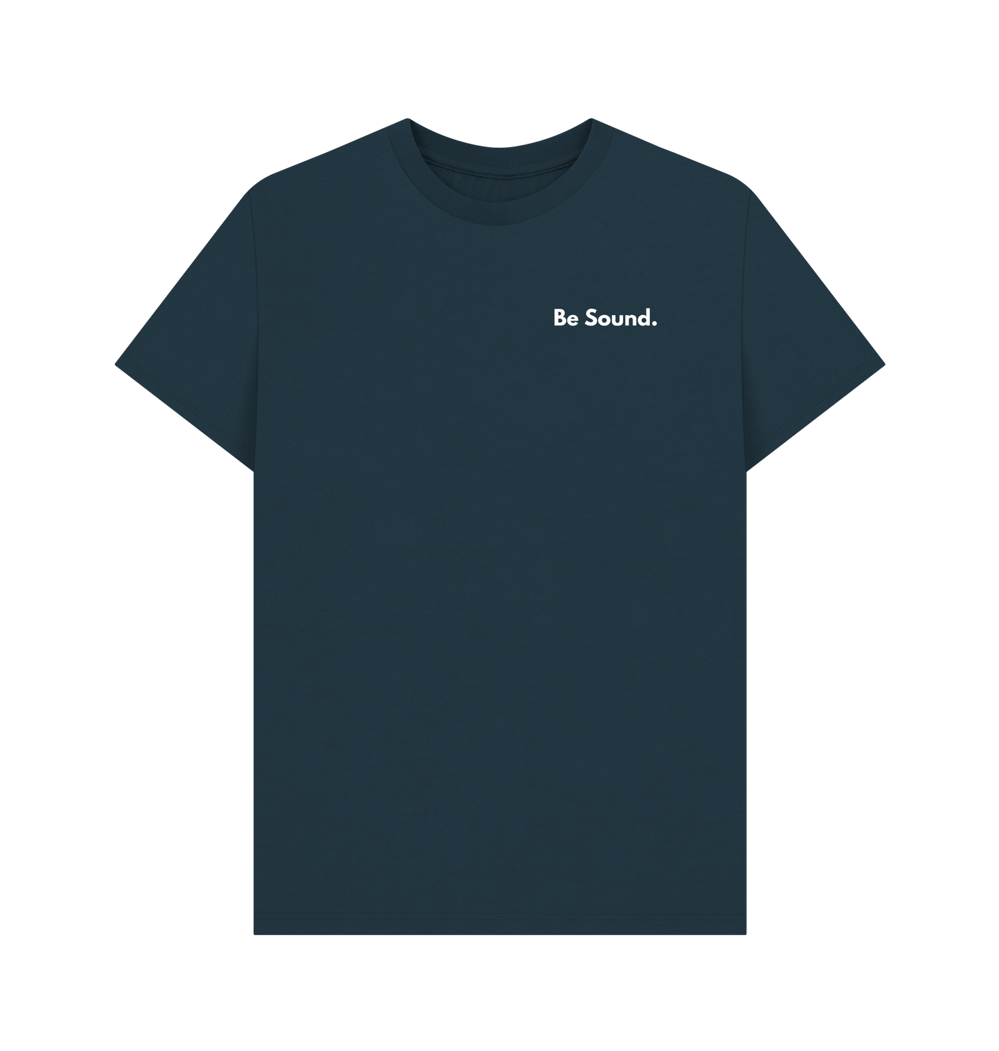 Denim Blue Printed T-shirt Front