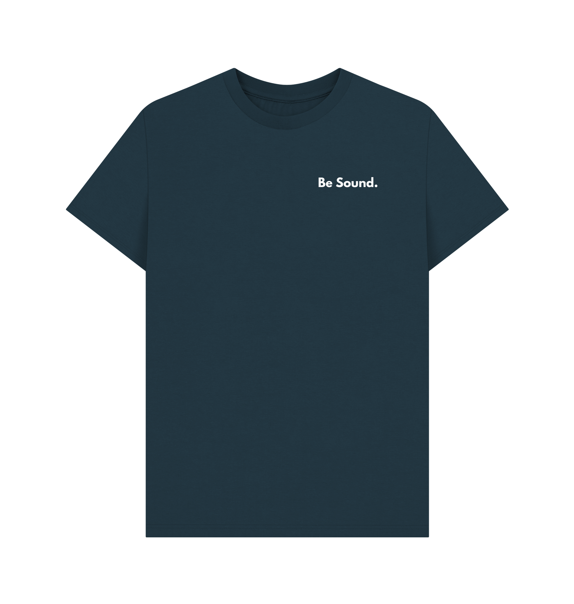 Denim Blue Printed T-shirt Front
