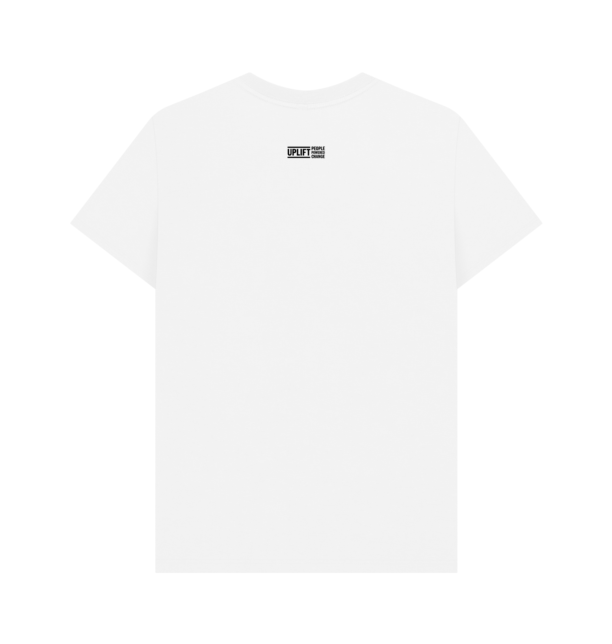 White Printed T-shirt Back