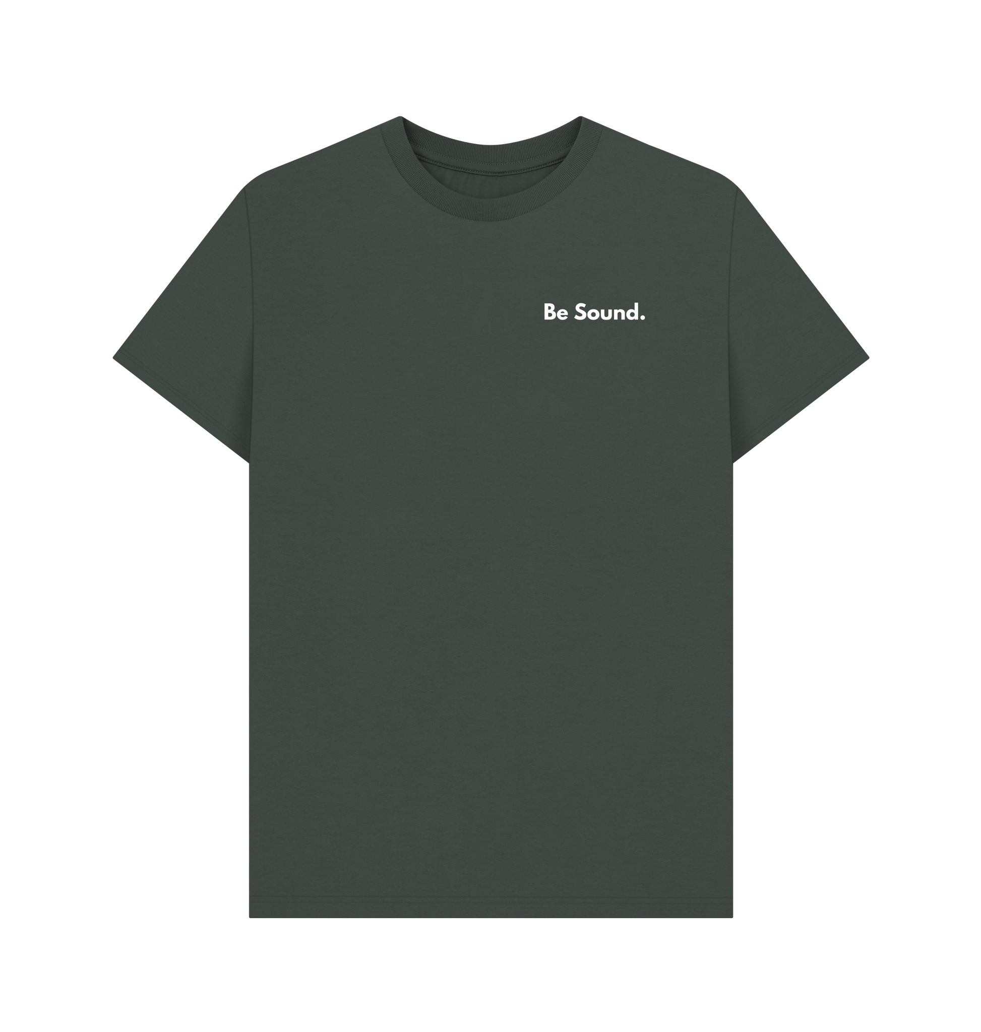 Dark Grey Printed T-shirt Front