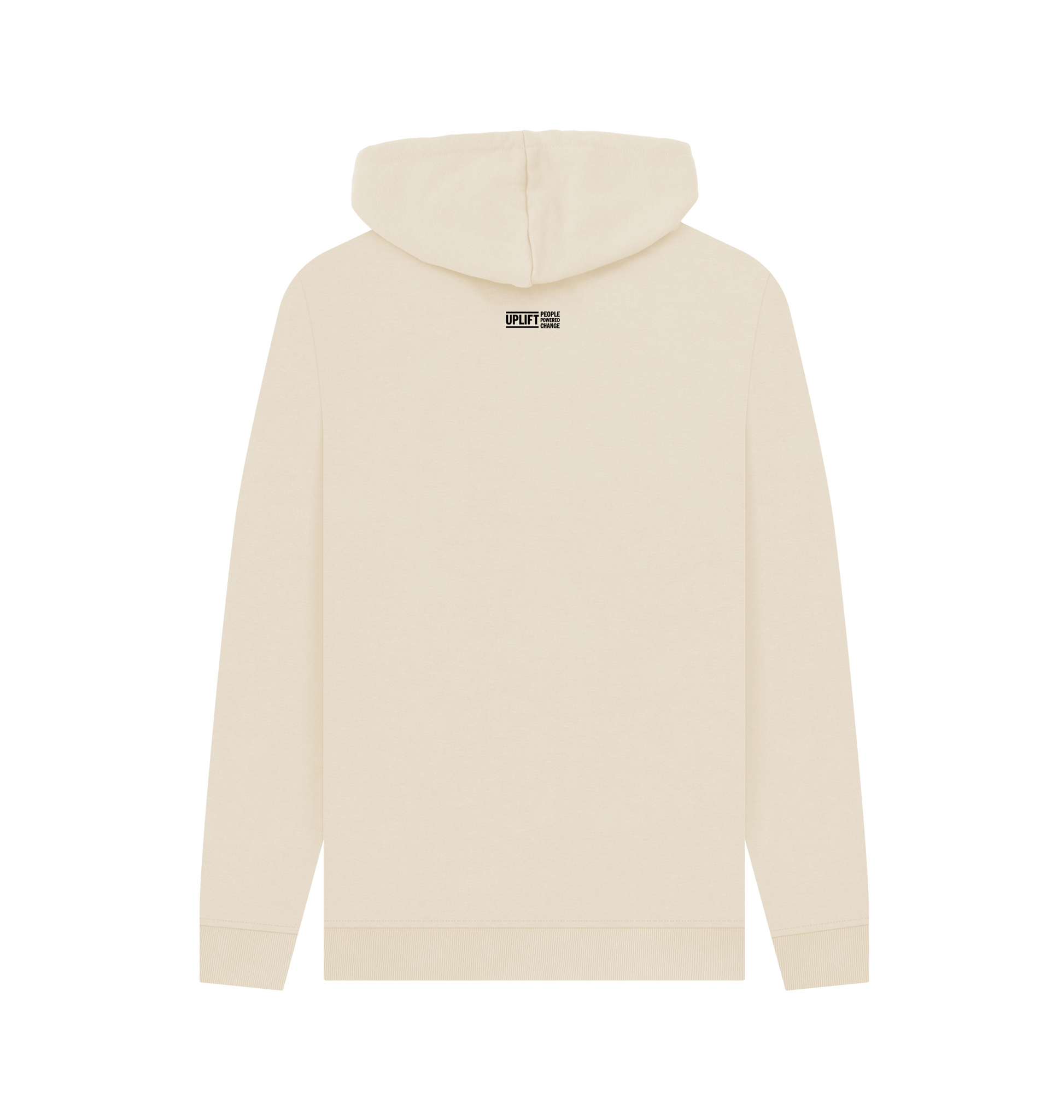 Oat Printed Hoody Back