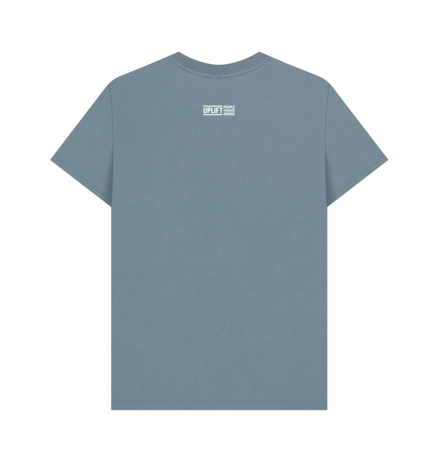 Stone Blue Printed T-shirt Back