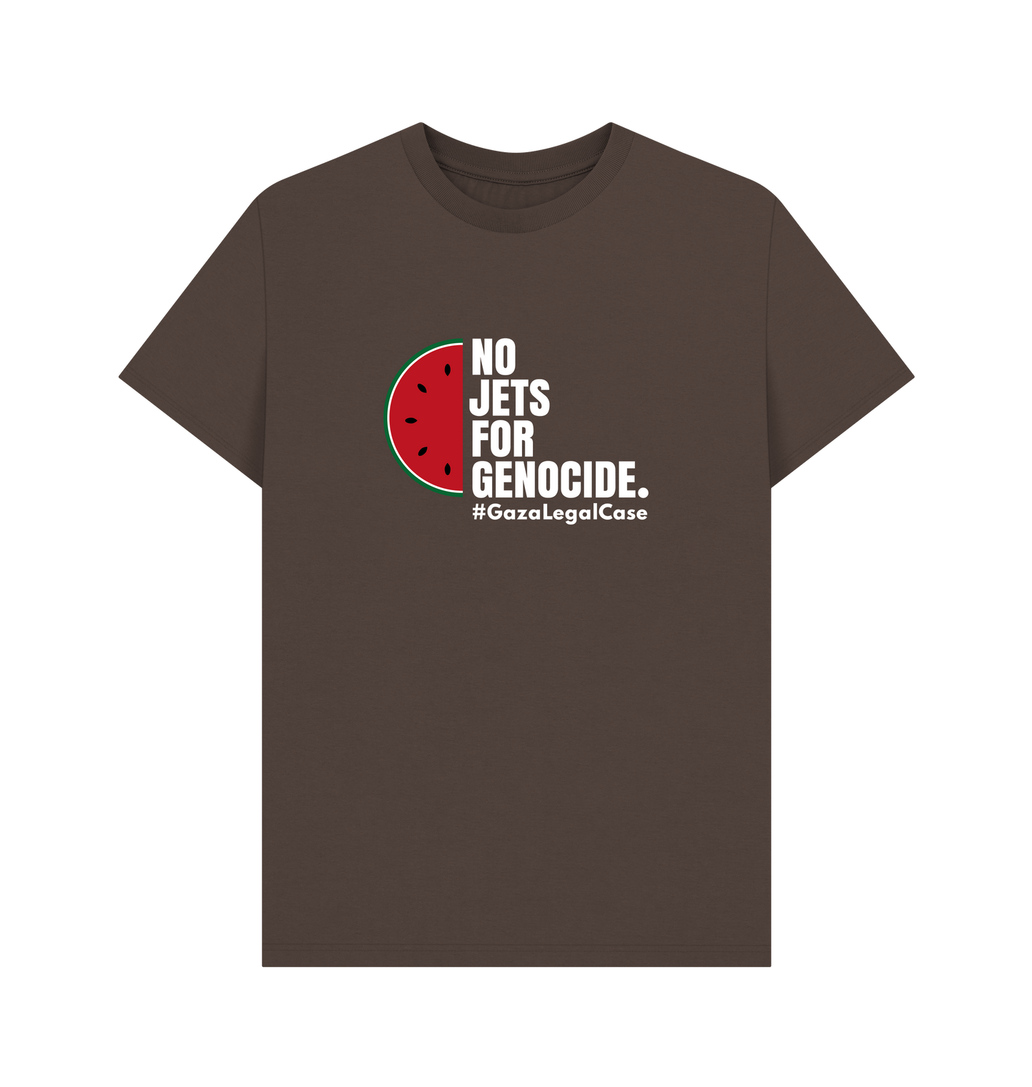 Chocolate Printed T-shirt Front
