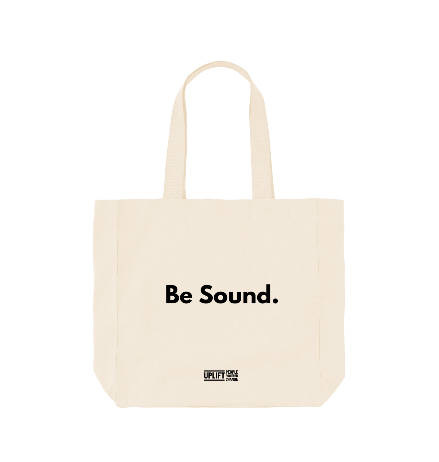 Natural Printed Bag Front