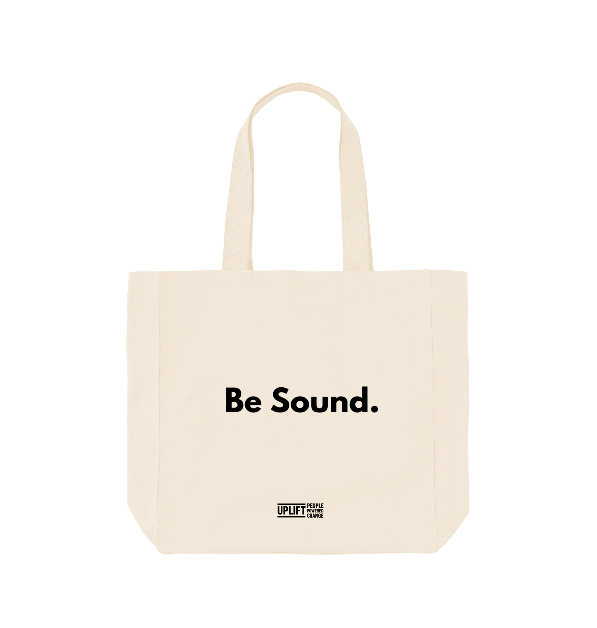 Natural Printed Bag Front