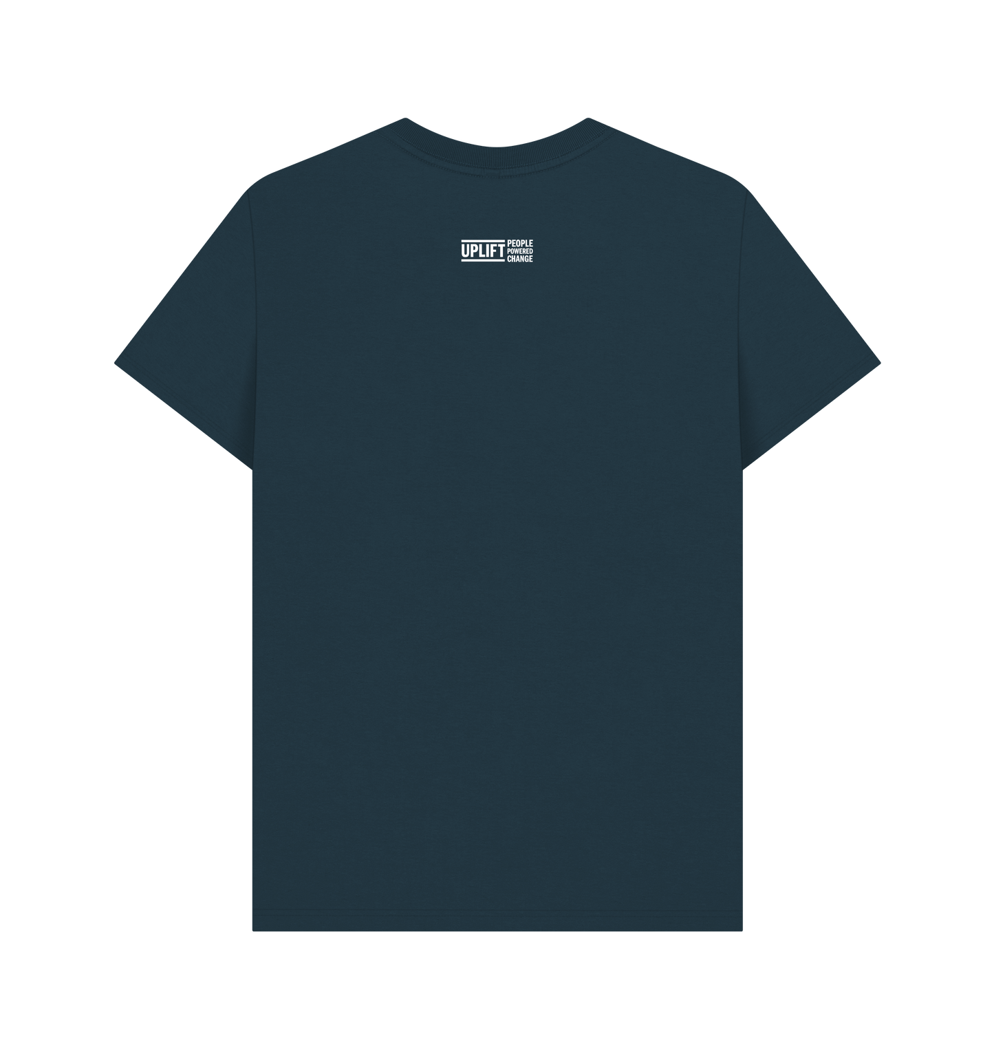 Denim Blue Printed T-shirt Back