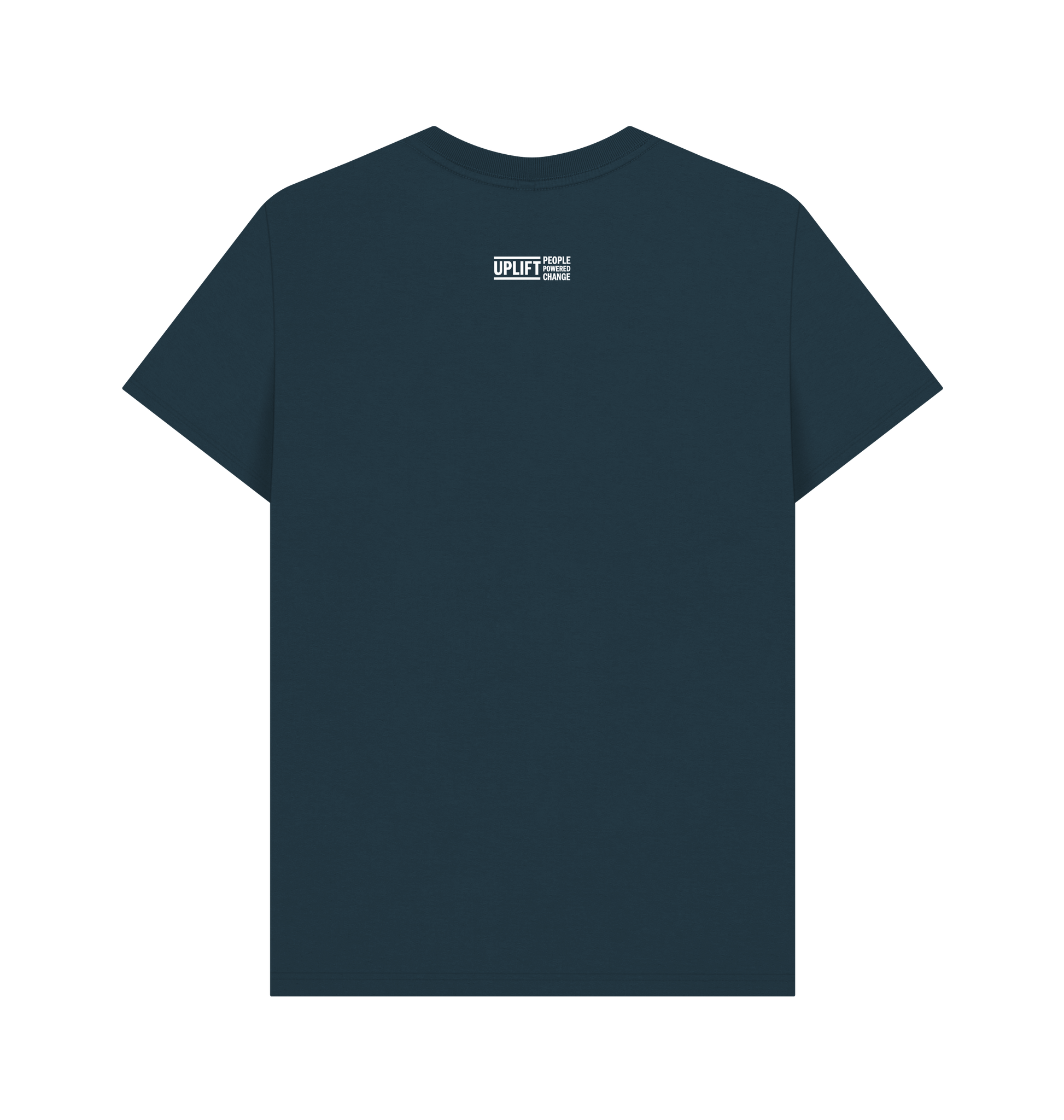Denim Blue Printed T-shirt Back