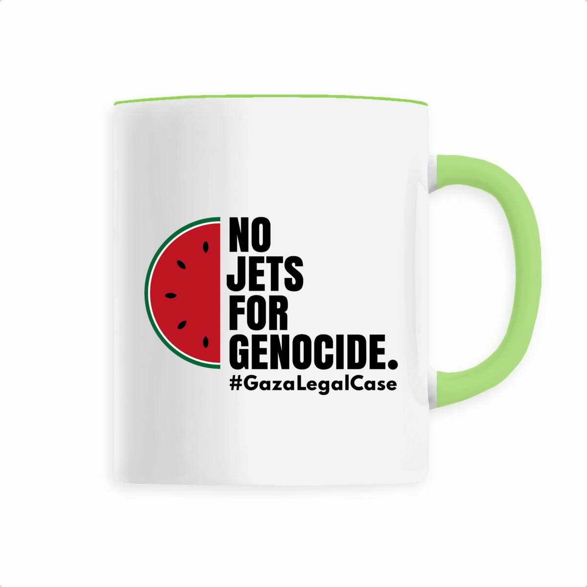 No Jets For Genocide Ceramic Mug