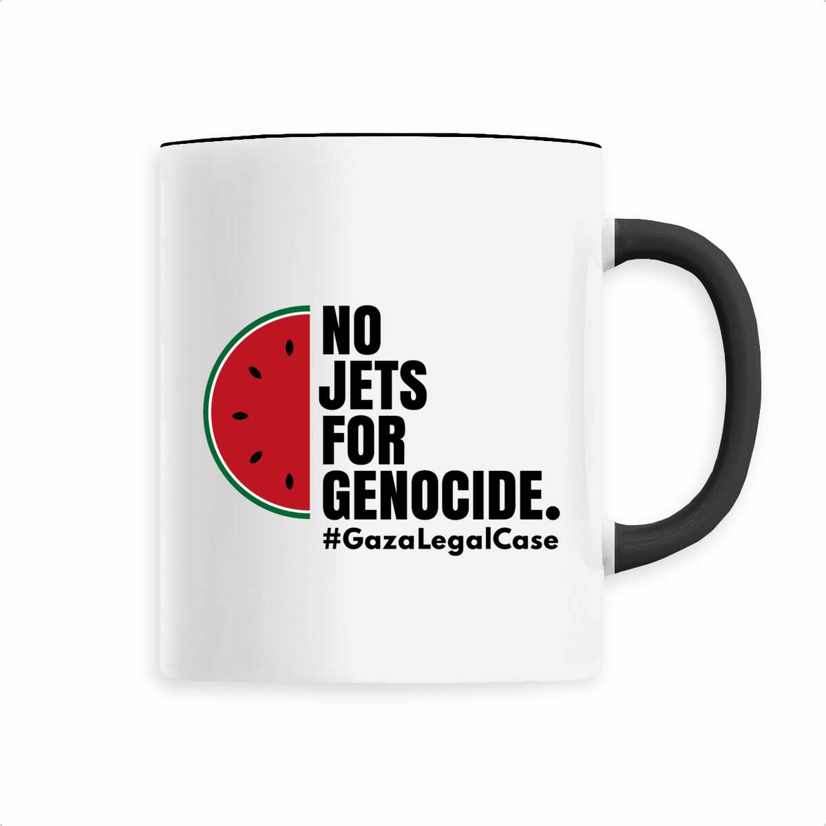No Jets For Genocide Ceramic Mug