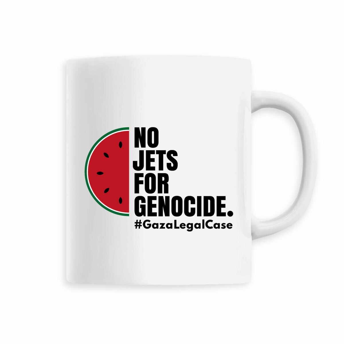 No Jets For Genocide Ceramic Mug