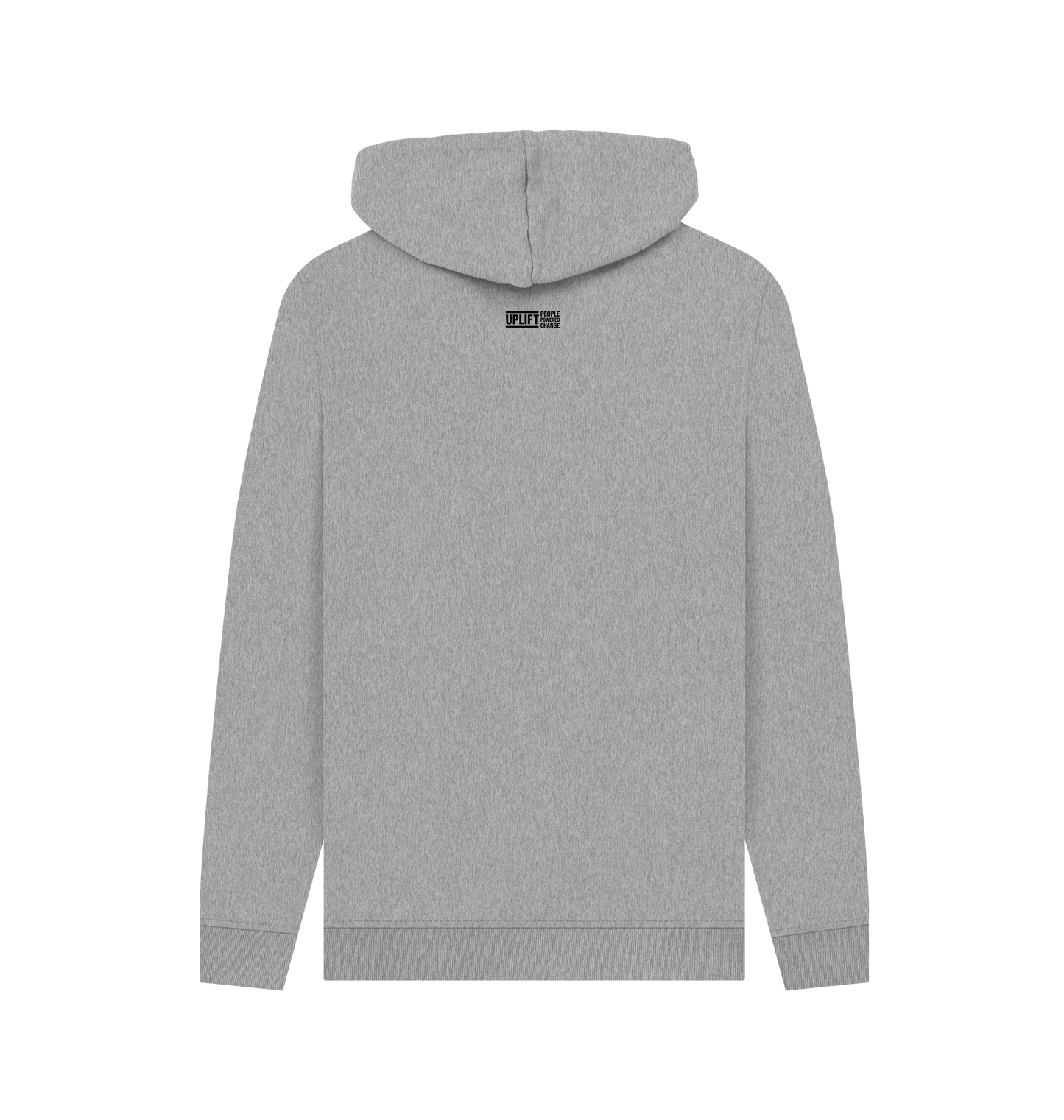 Light Heather Printed Hoody Back