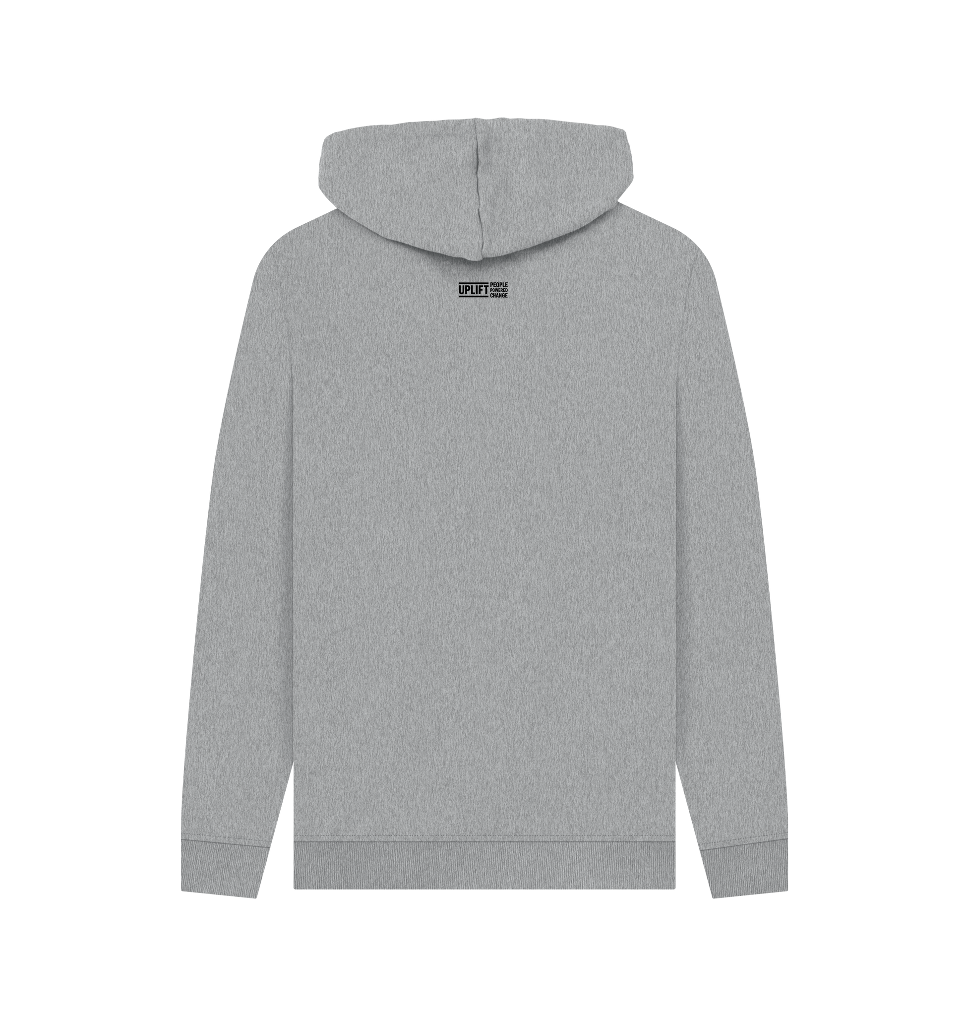 Light Heather Printed Hoody Back