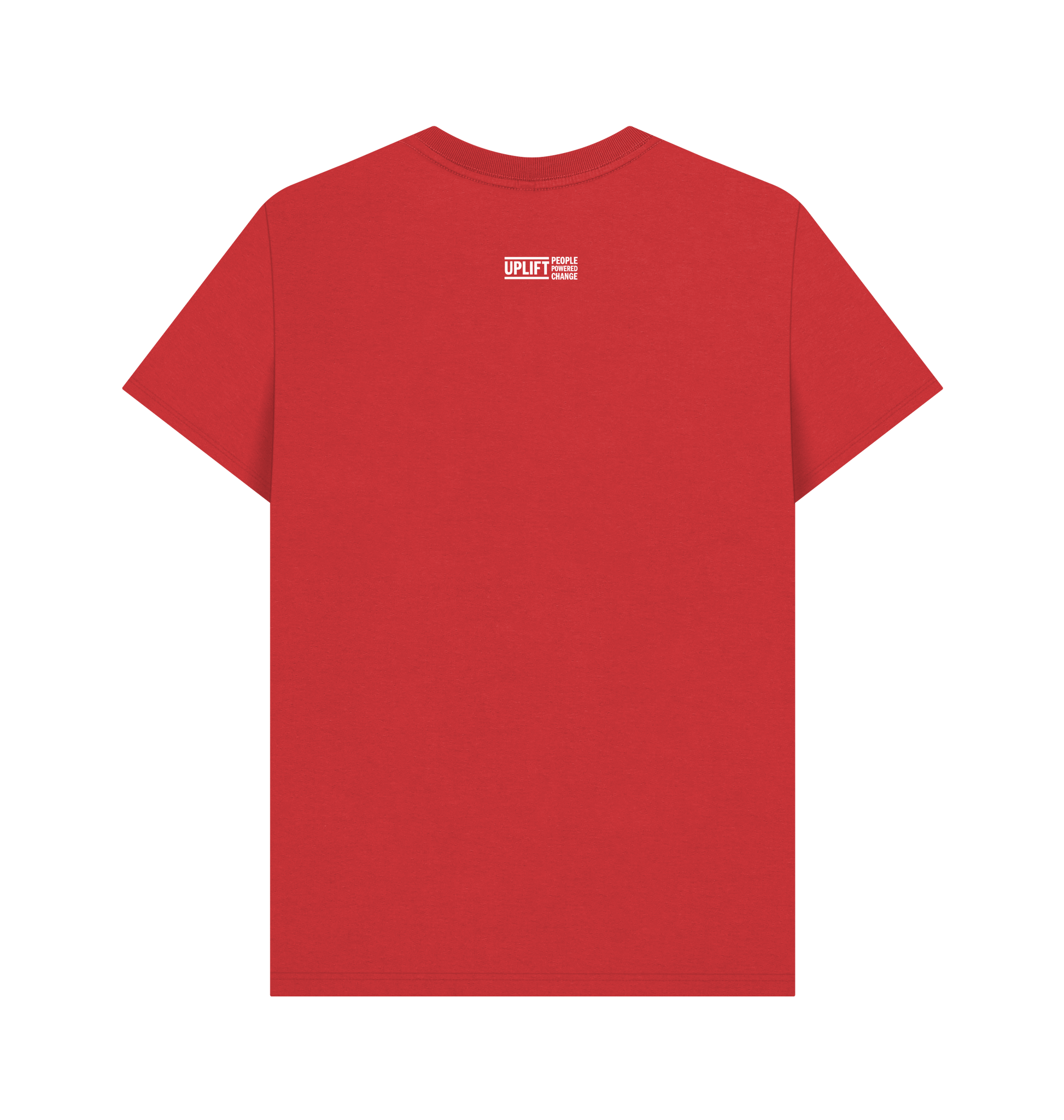 Red Printed T-shirt Back