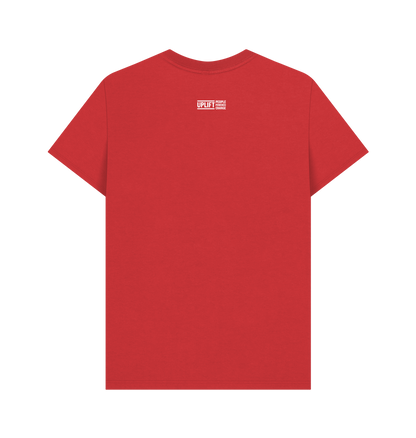 Red Printed T-shirt Back