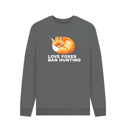 Slate Grey Printed Sweater Front