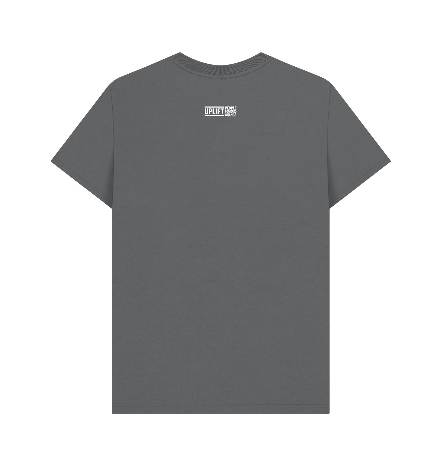 Slate Grey Printed T-shirt Back