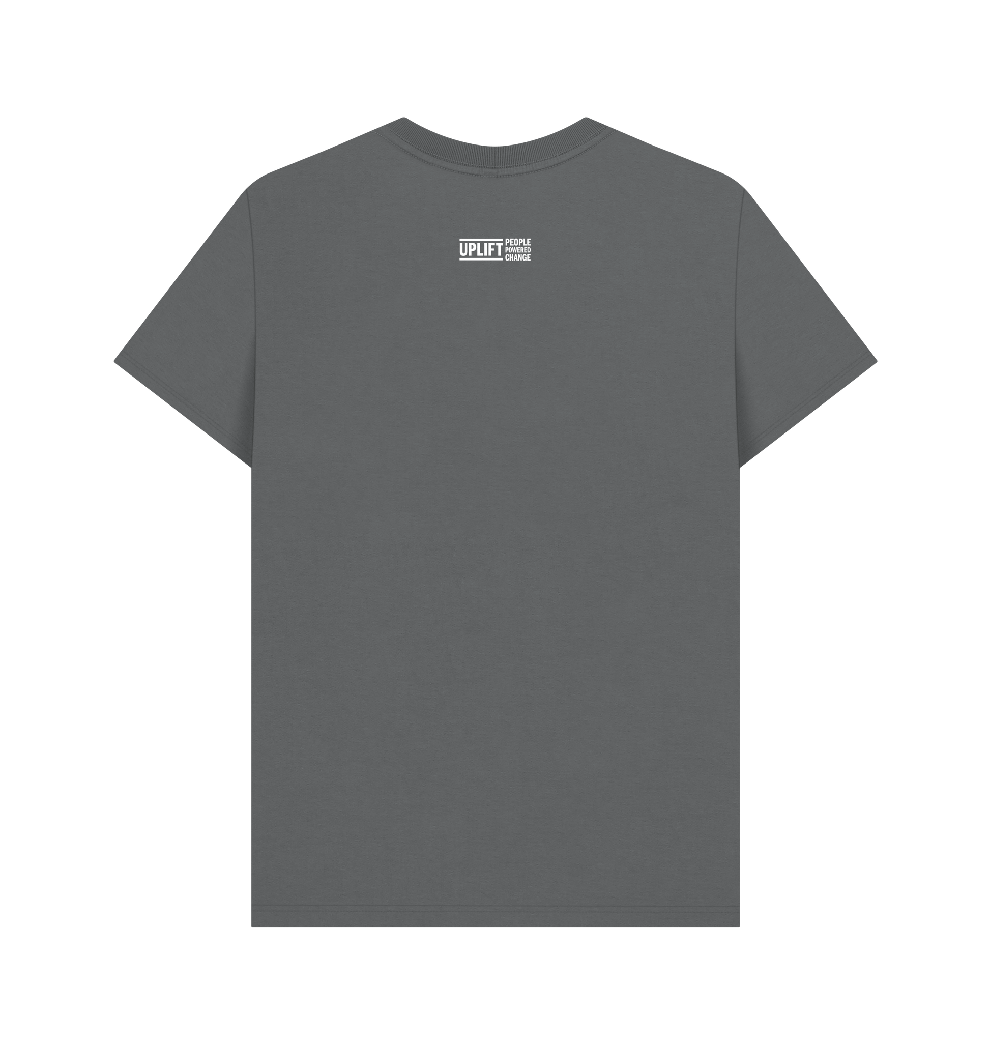 Slate Grey Printed T-shirt Back