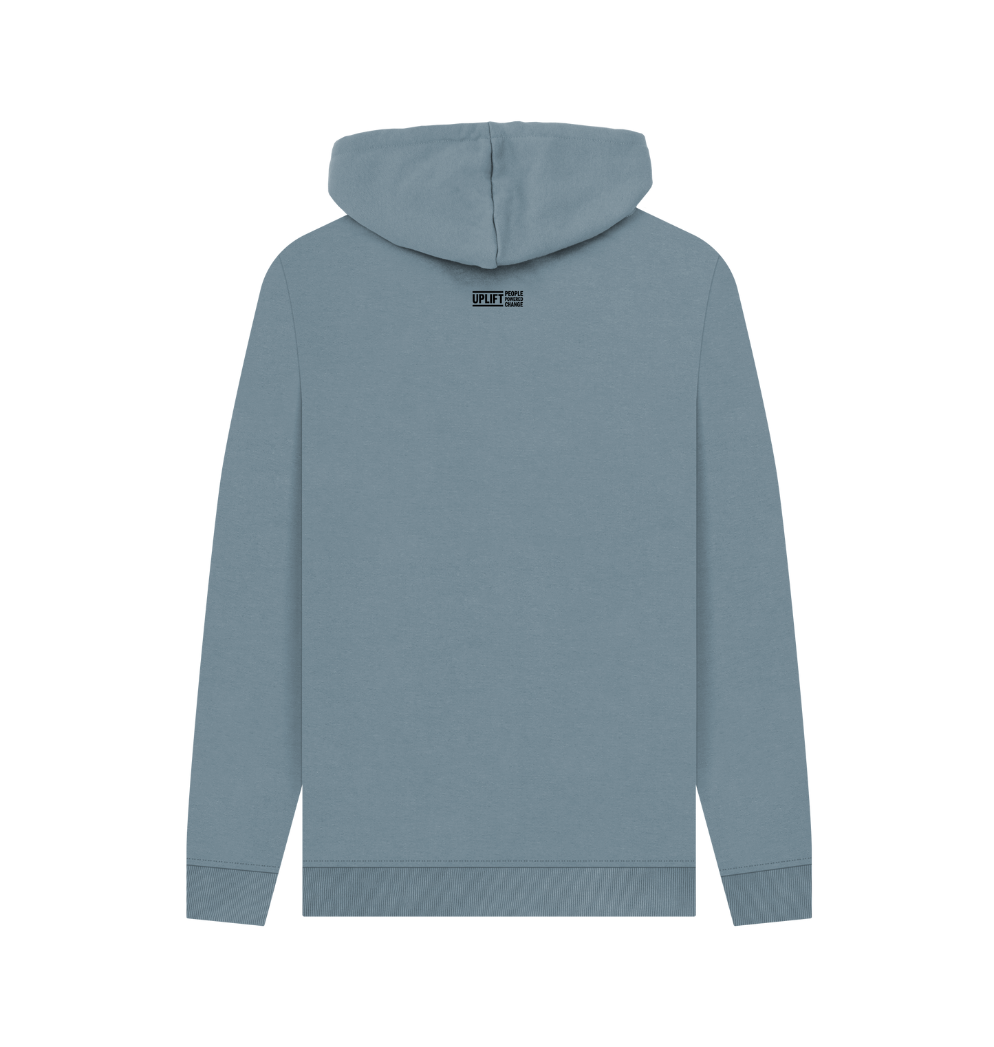 Stone Blue Printed Hoody Back