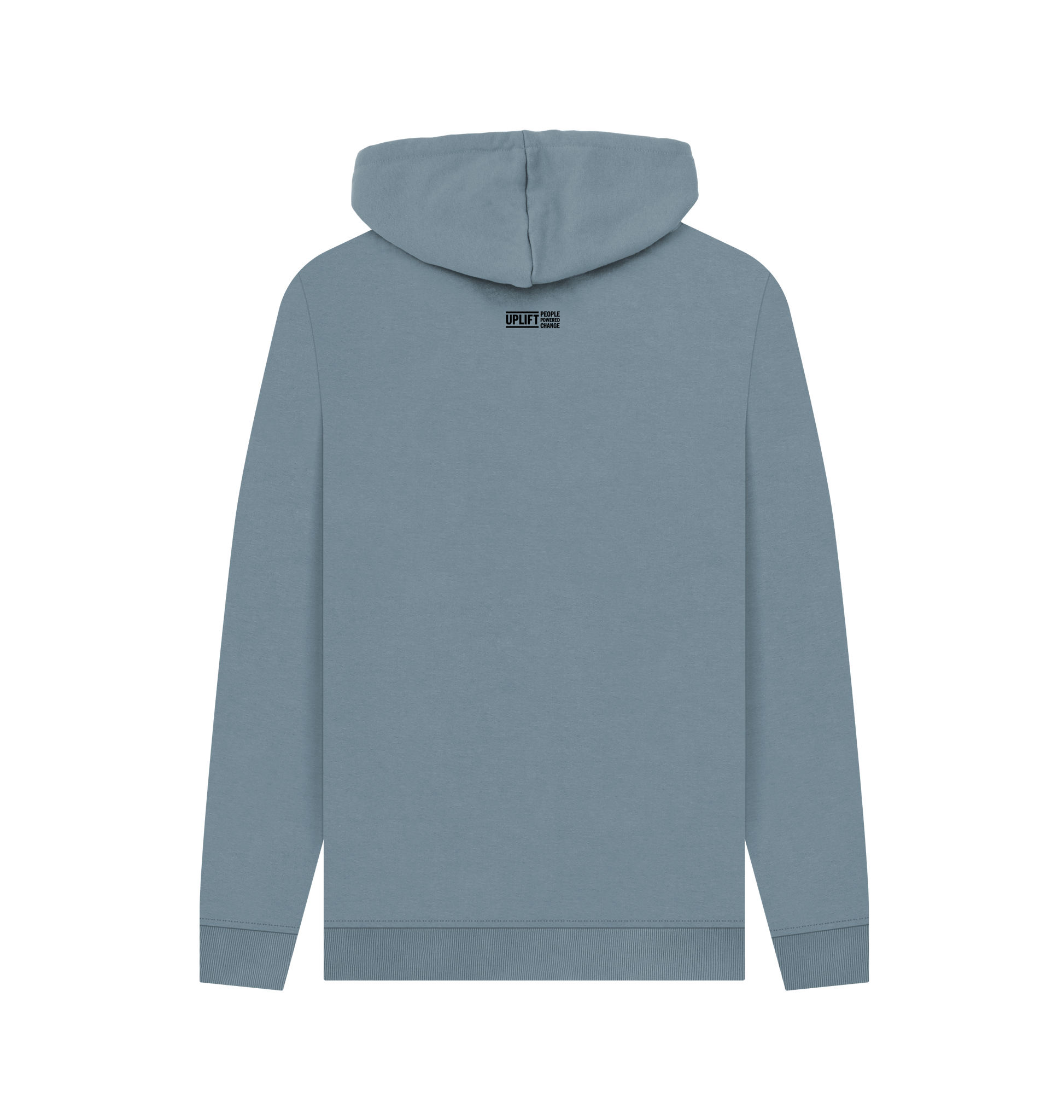 Stone Blue Printed Hoody Back