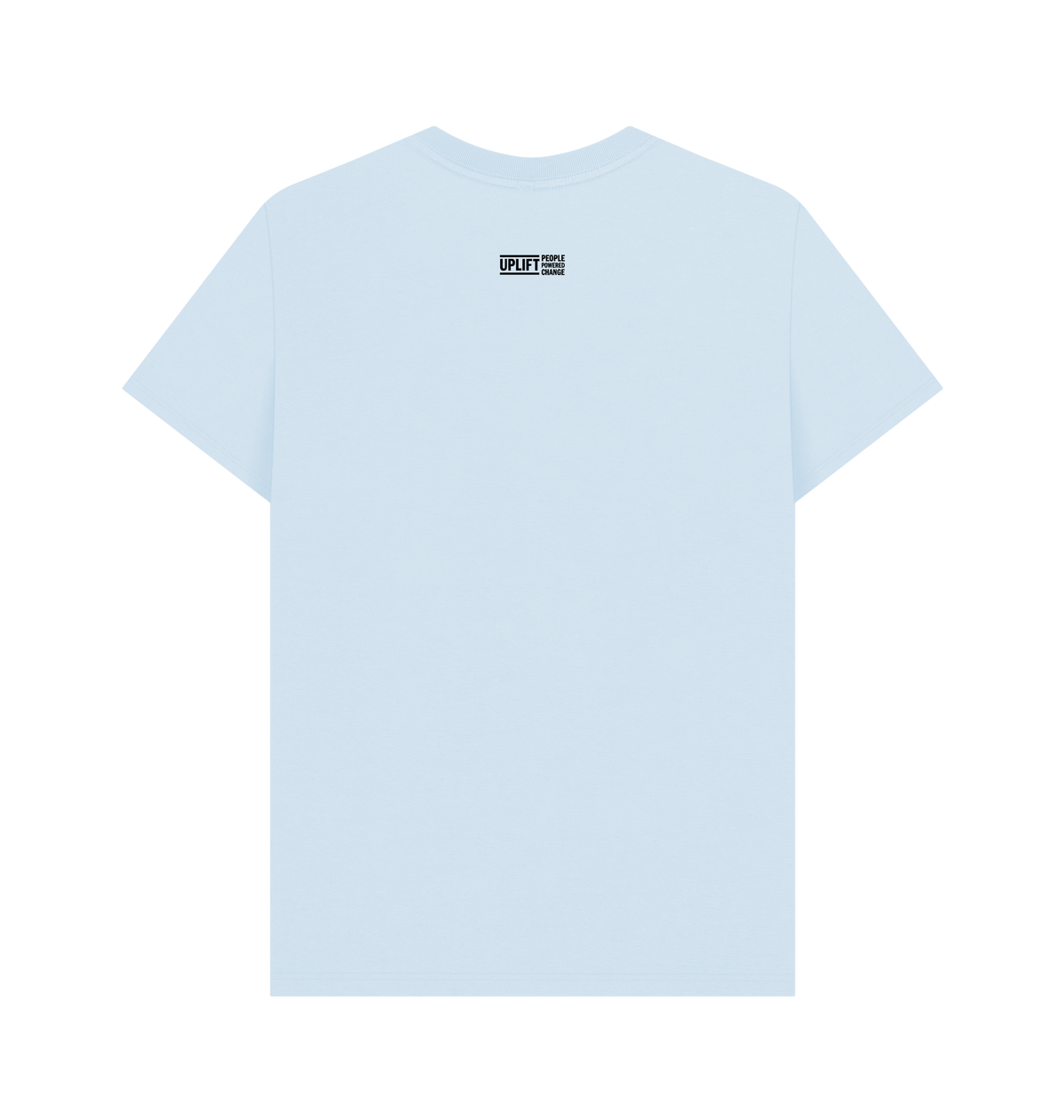 Sky Blue Printed T-shirt Back