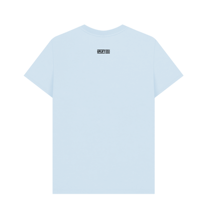 Sky Blue Printed T-shirt Back