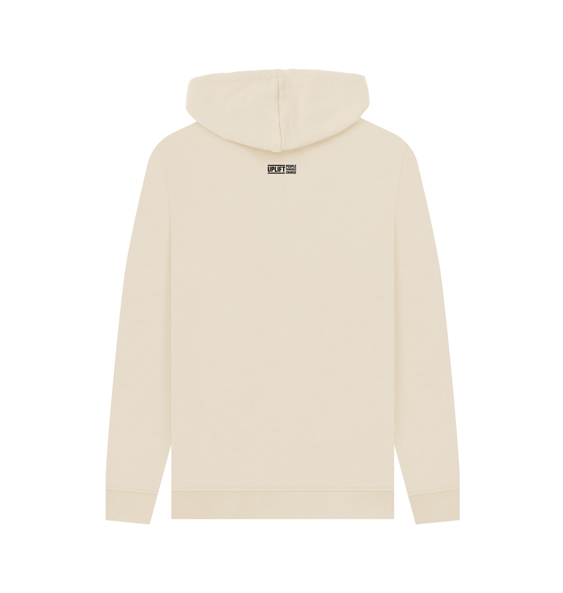 Oat Printed Hoody Back