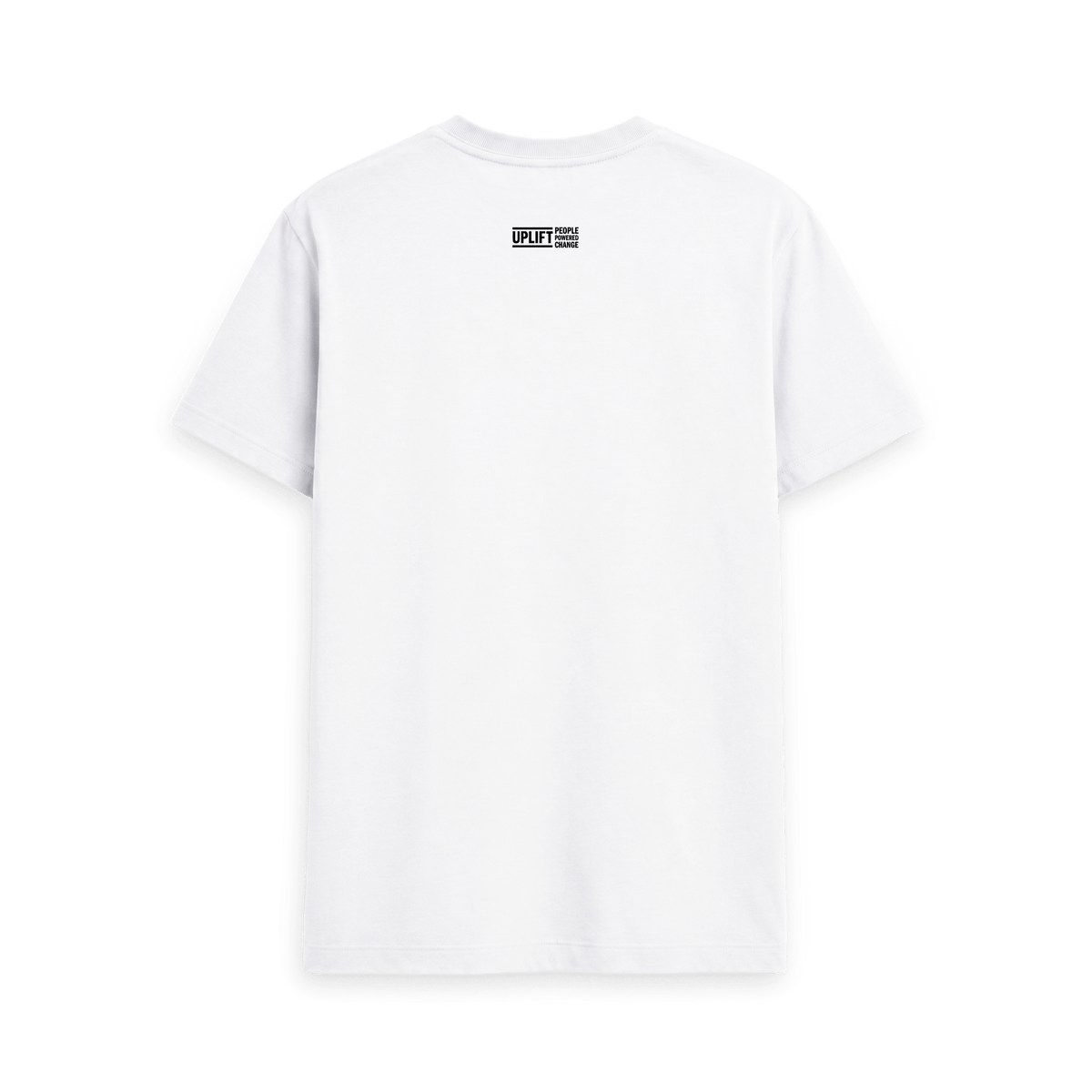 White Printed T-shirt Back