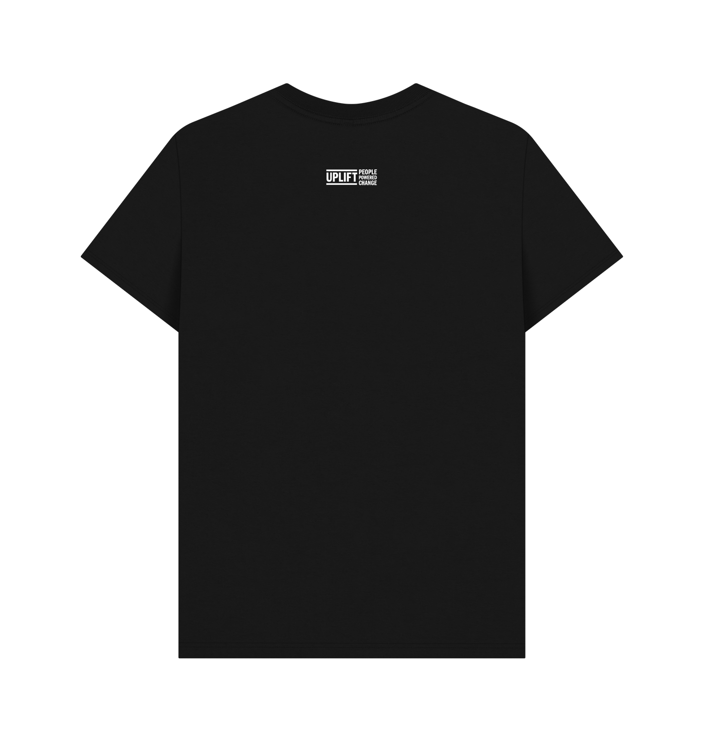 Black Printed T-shirt Back