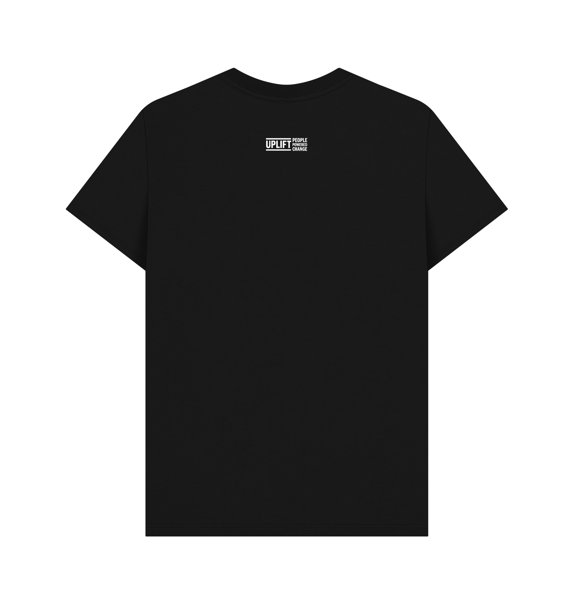 Black Printed T-shirt Back