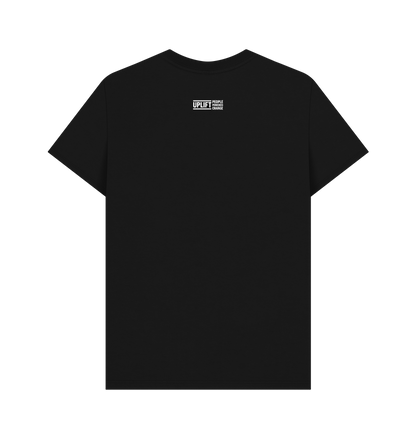 Black Printed T-shirt Back