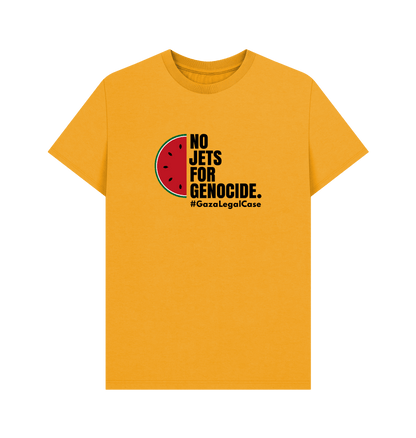 Mustard Printed T-shirt Front