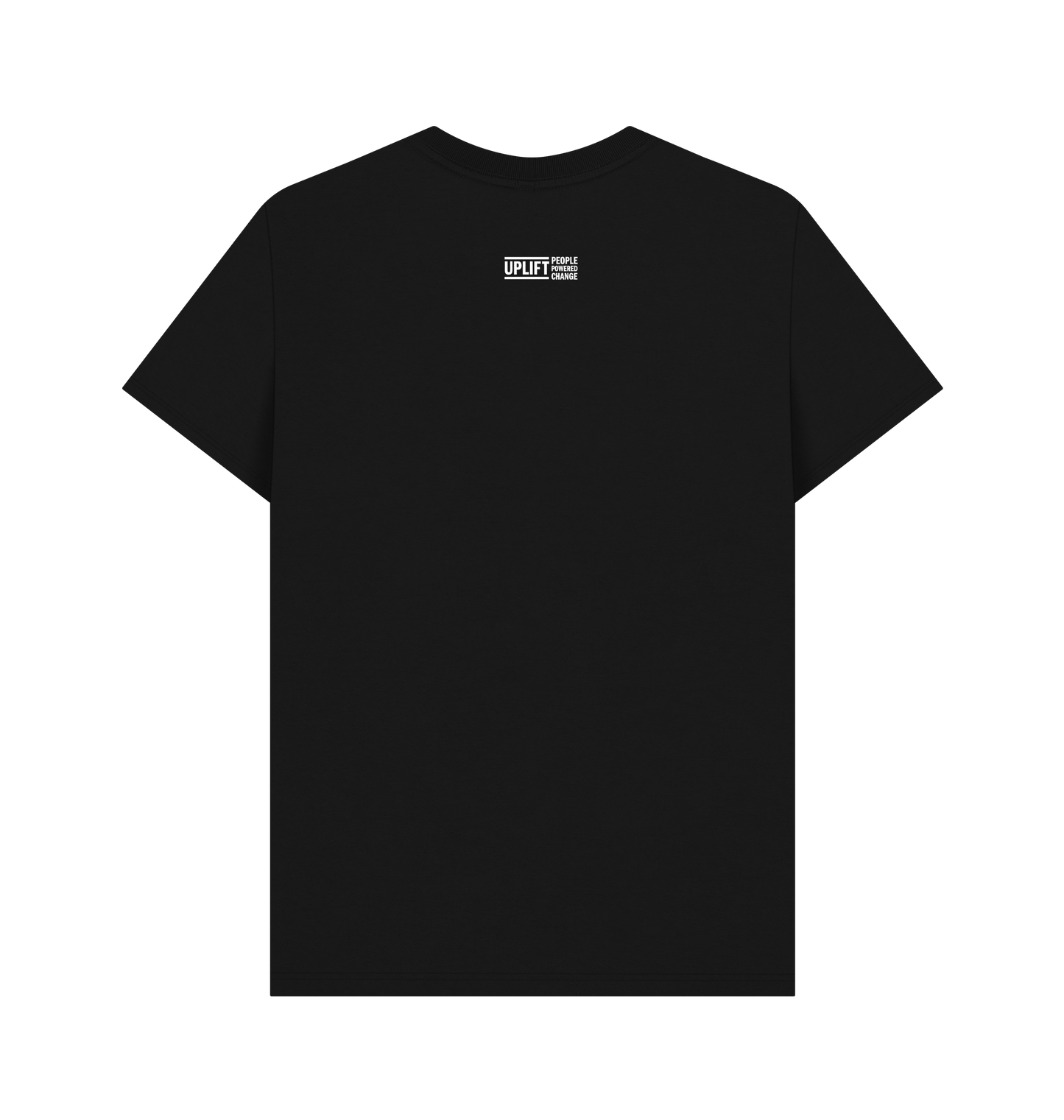 Black Printed T-shirt Back