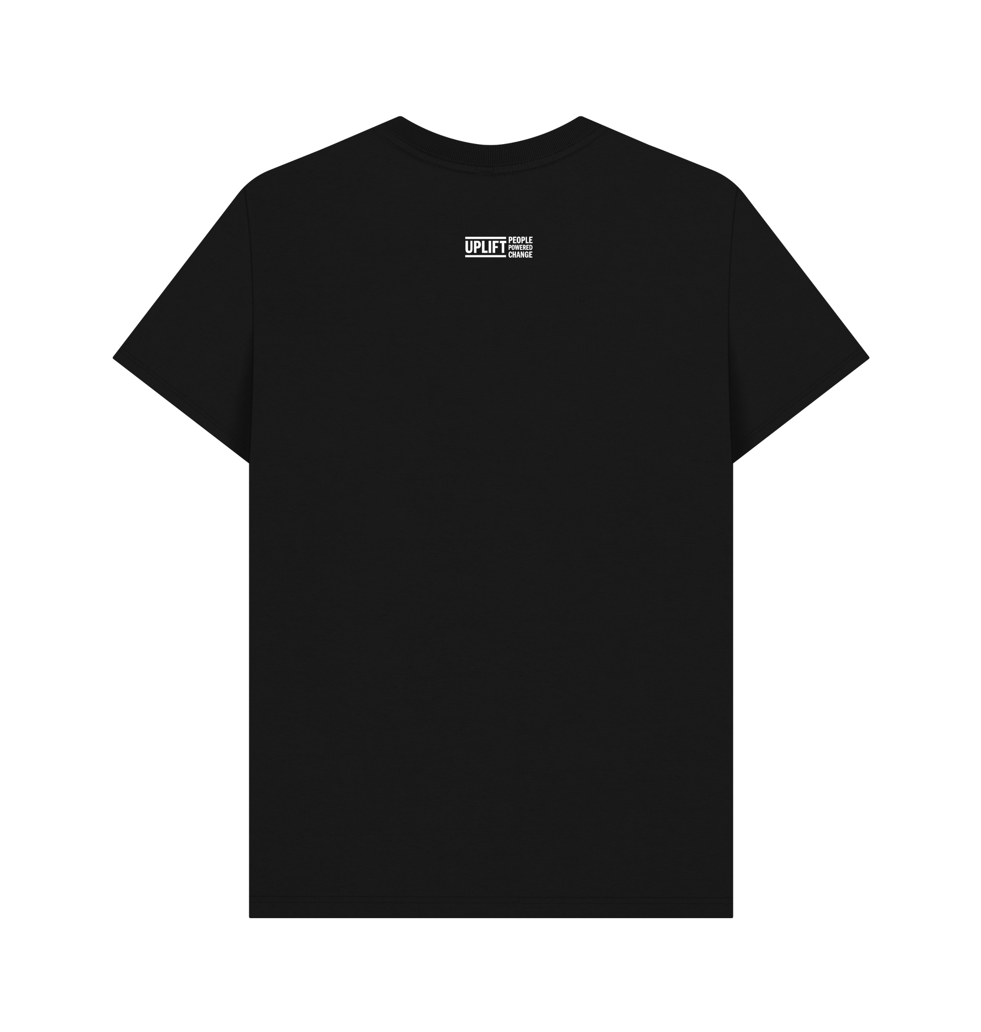 Black Printed T-shirt Back