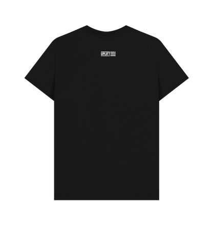 Black Printed T-shirt Back