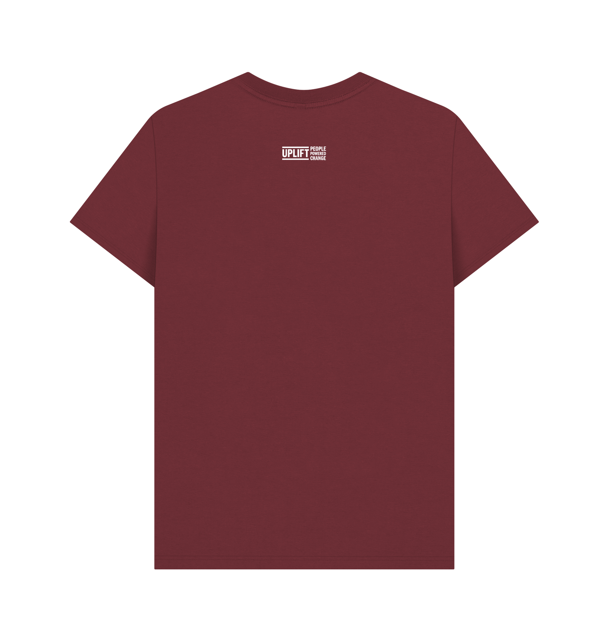 Red Wine Printed T-shirt Back