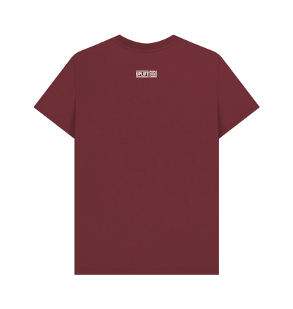 Red Wine Printed T-shirt Back