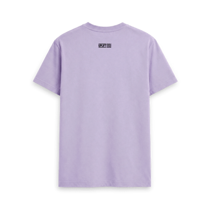 Lilac Printed T-shirt Back