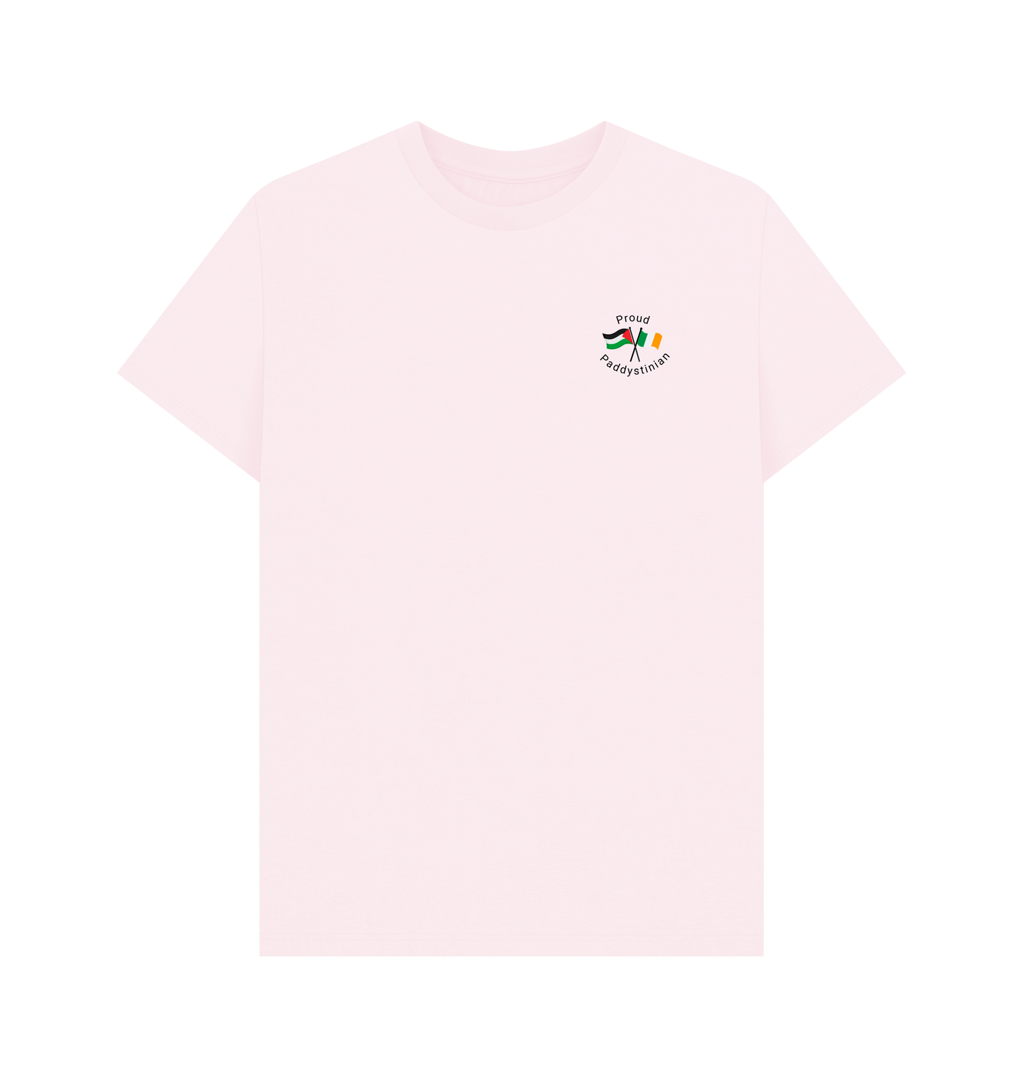 Pink Printed T-shirt Front