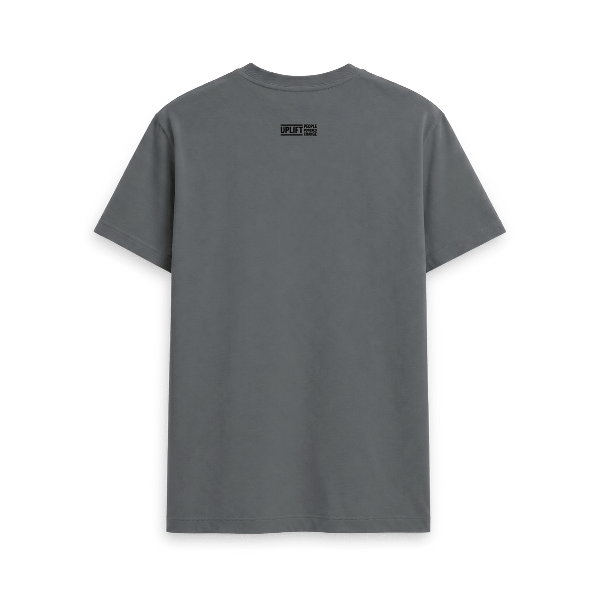 Slate Grey Printed T-shirt Back