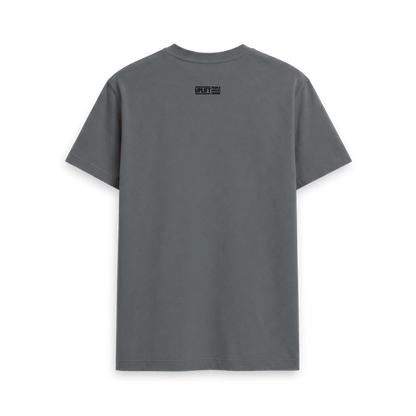 Slate Grey Printed T-shirt Back