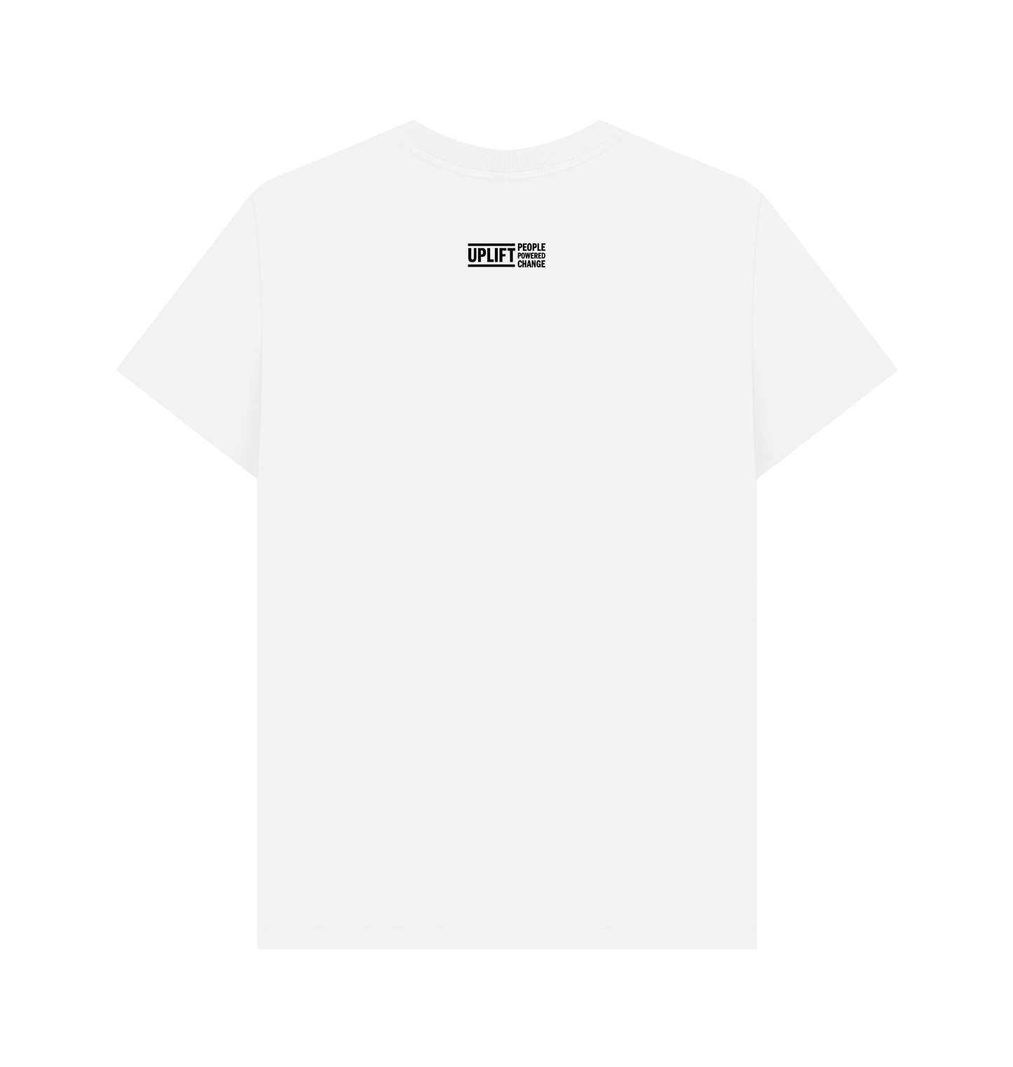 White Printed T-shirt Back
