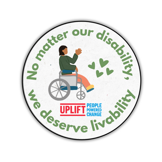 Disability rights support Sticker