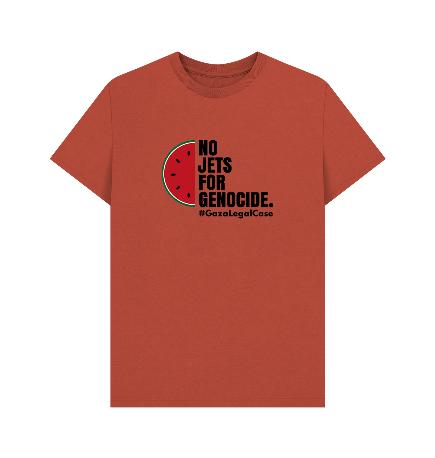 Rust Printed T-shirt Front