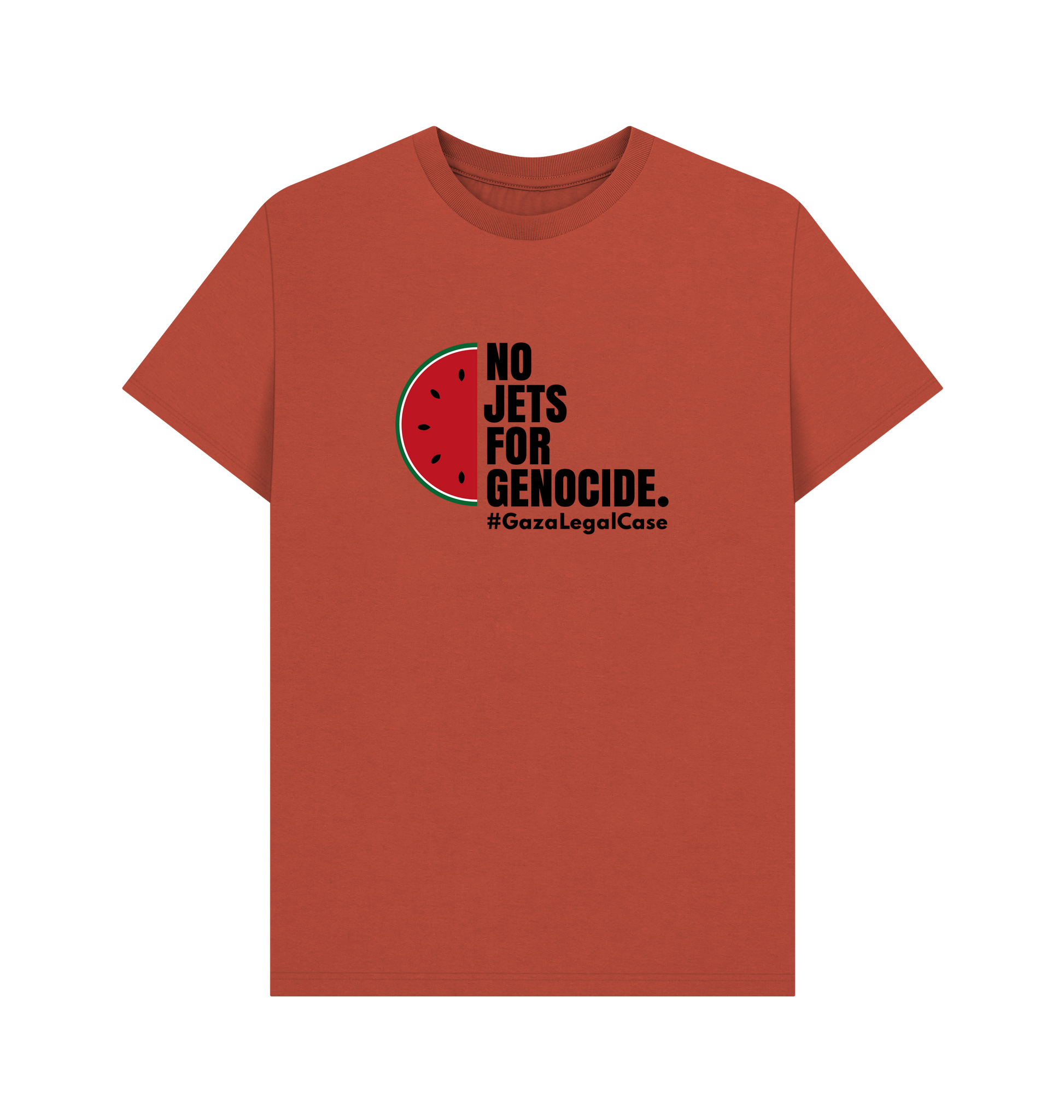 Rust Printed T-shirt Front