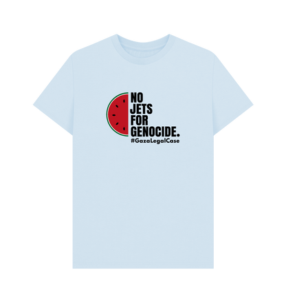 Sky Blue Printed T-shirt Front